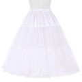 Belle Poque en coton blanc de luxe en crinoline pour femme rétro Vintage Fashion BP000178-2